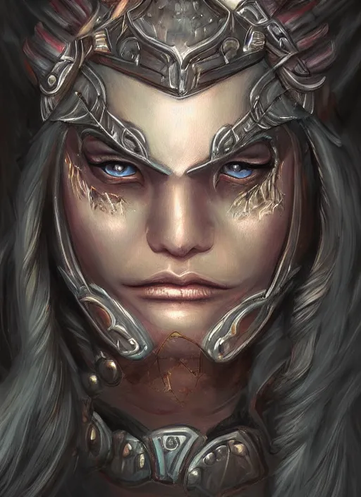 Image similar to a higly detailed airbrush portrait painting of a fantasy character, fantasy portrait, pinterest, baldur's gate, dynamic lighting, ambient lighting, deviantart