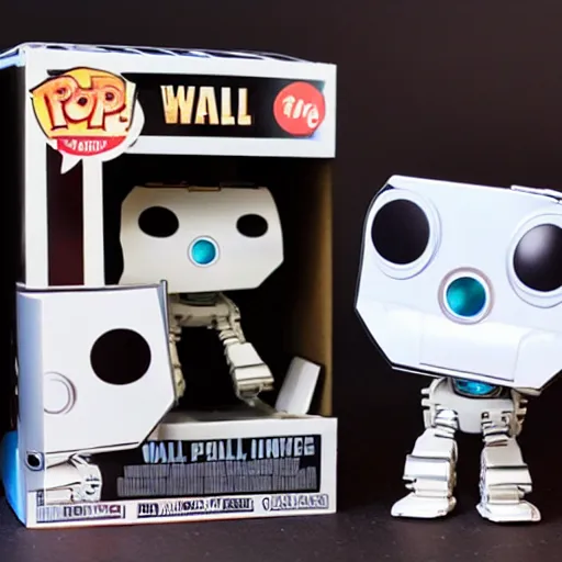 Image similar to Wall-E Funko Pop with package