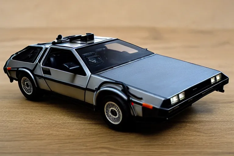 Image similar to cyberpunk 1 9 2 2 delorean