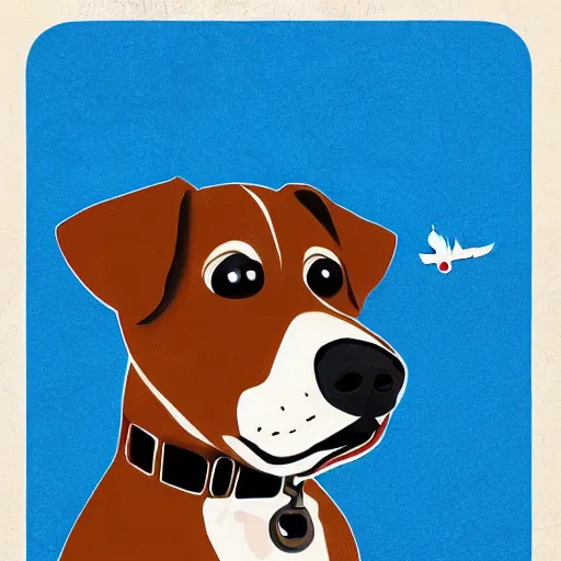 Image similar to a plane that is also a cute dog, digital art