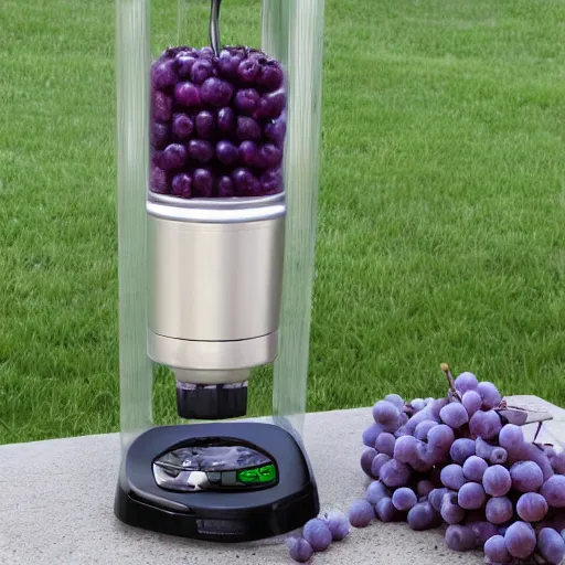 Prompt: omg guys i just got the new grape feeder 9000 at costco