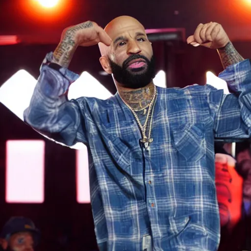 Prompt: joe budden, singing pump it up in front of drake