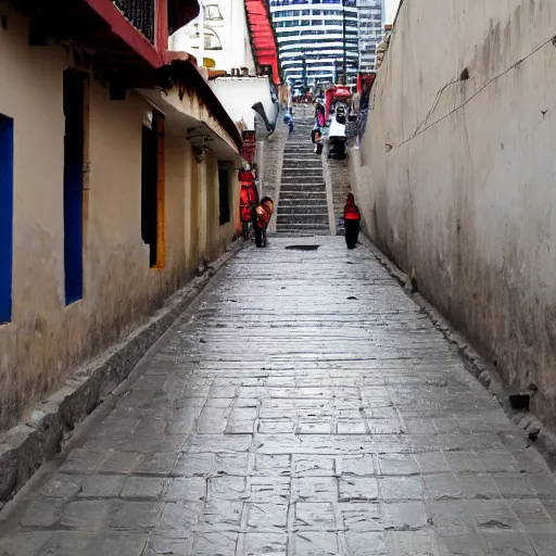 Image similar to Lima, Peru sidewalks