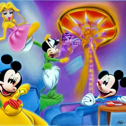 Prompt: disney artwork