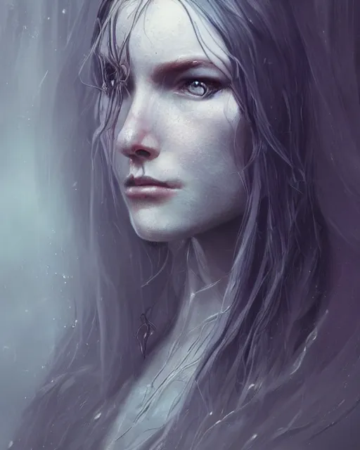 Prompt: portrait of a melina from elden ring, beautiful, mesmerizing, concept art,, highly detailed, artstation, behance, deviantart, concept art, trending