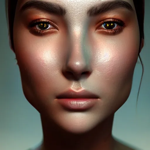 Image similar to Crystal face, stunning photo, cinematic lighting, perfect composition, 8K, ultra-detailed , artstation, Octane render, Unreal Engine, highly detailed