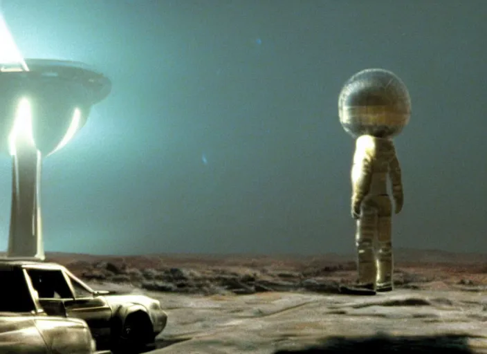 Prompt: Scene from the 2006 science fiction film Close Encounters Of The Third Kind