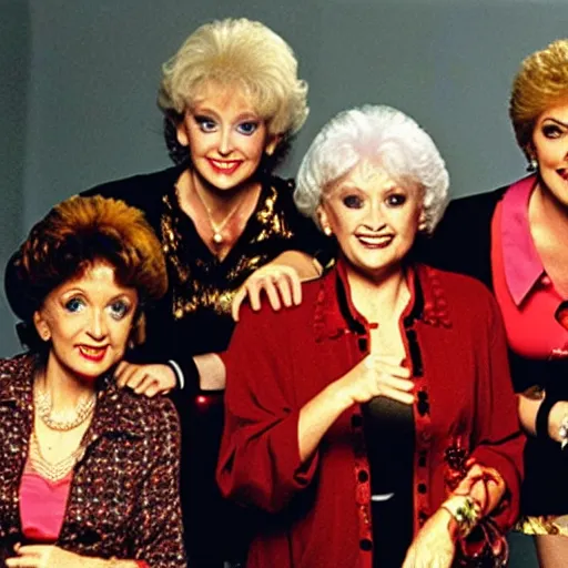 Image similar to The Golden Girls in a rockband