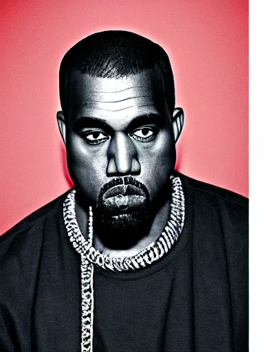 prompthunt: minimal rap album cover for Kanye West DONDA 2