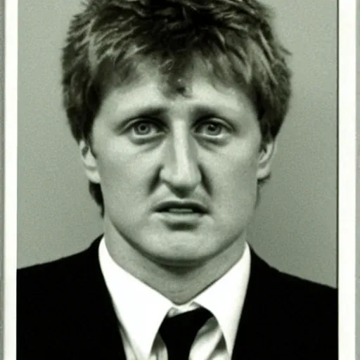 Image similar to larry bird mugshot