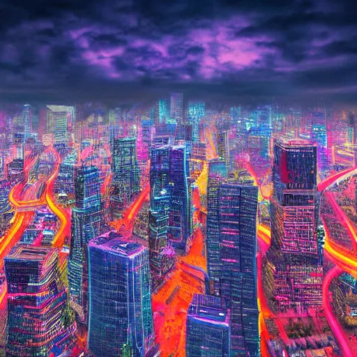 Image similar to urban futuristic city, 8 k resolution, award winning, colorful