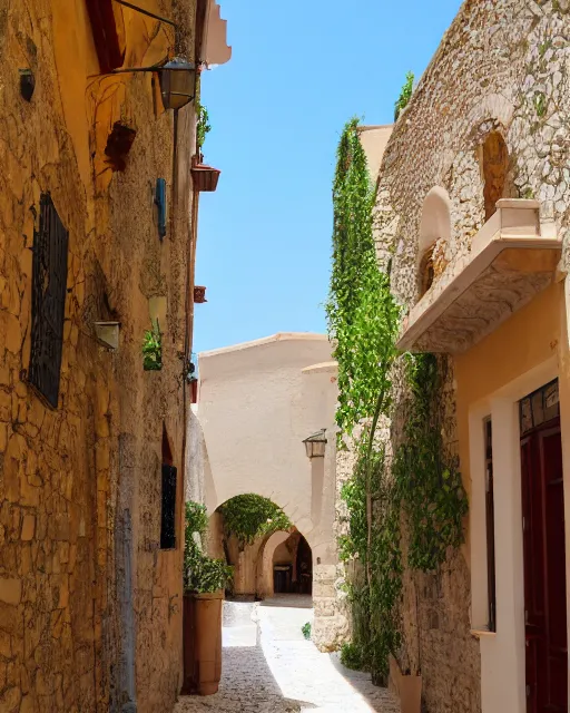 Image similar to backstreet, mediterranean architecture