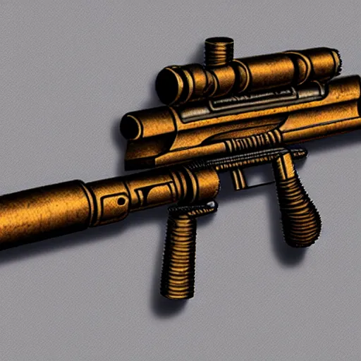 rifle in the style of zdzisław beksinski, steampunk, | Stable Diffusion ...