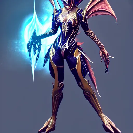 Prompt: highly detailed exquisite fanart, of a beautiful female warframe, but as a dragon, elegant pose, full body shot, epic cinematic shot, professional digital art, DeviantArt, high quality artstation, HD render