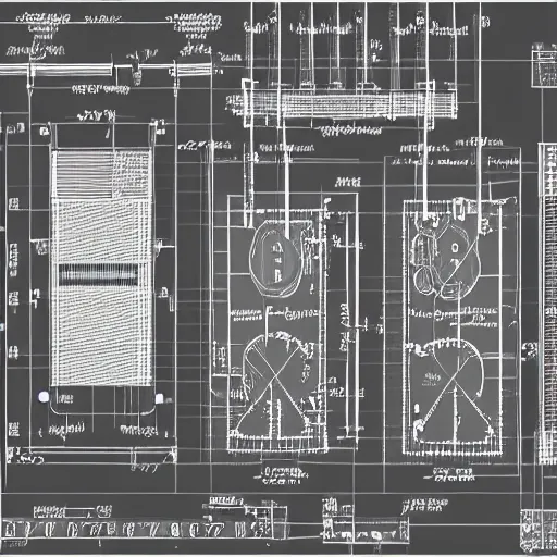 Prompt: what is thinking, detailed schematic