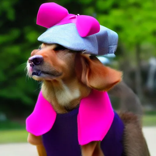 Image similar to dog wearing a hat