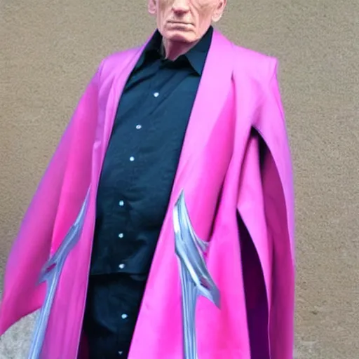 Image similar to Magneto with pink .