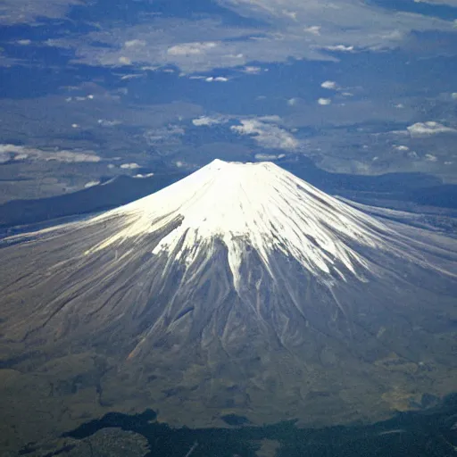 Image similar to aerial photo of mt fuji