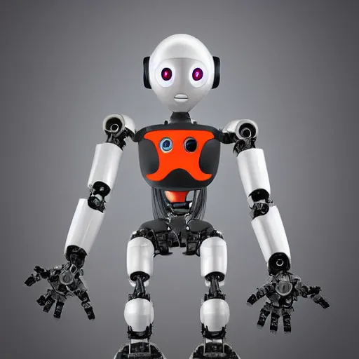 Image similar to multi armed robot, photograph