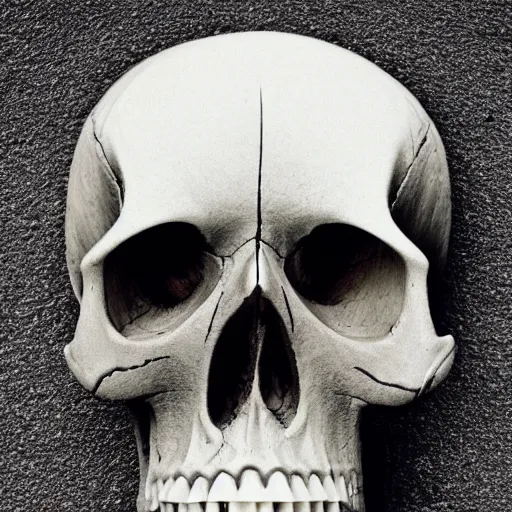 Image similar to skull with one eye photograph