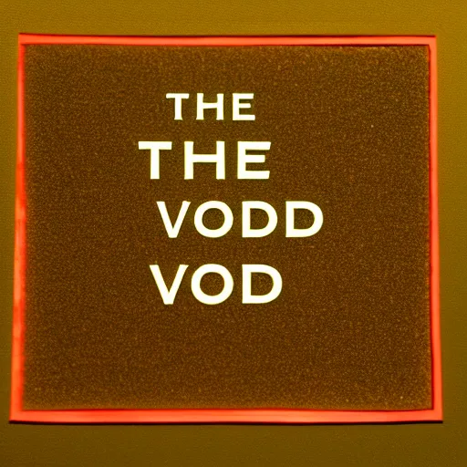 Prompt: The Void