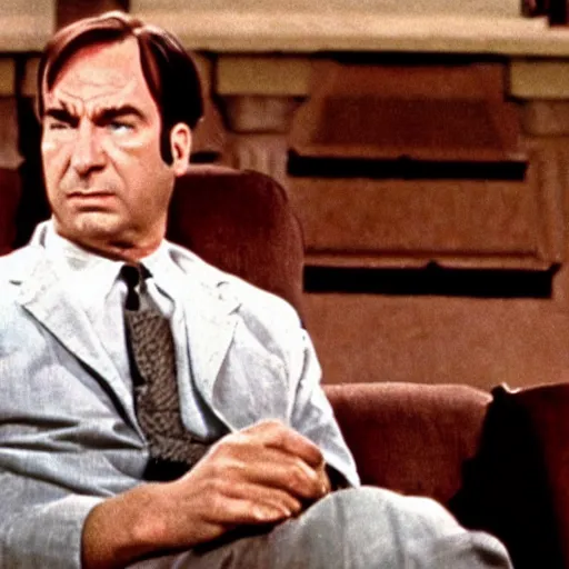 Image similar to A still of Saul Goodman in To Kill A Mockingbird (1962)