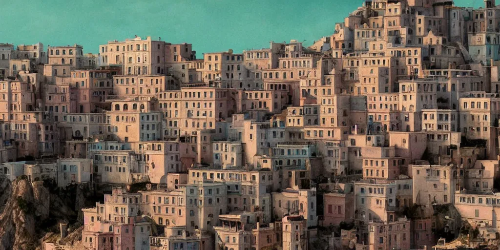 Prompt: a very high resolution image from a new movie, criss - crossed cities, beautiful scenery, photorealistic, photography, directed by wes anderson