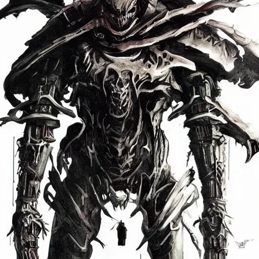 Image similar to doom, undead, tsutomu nihei art