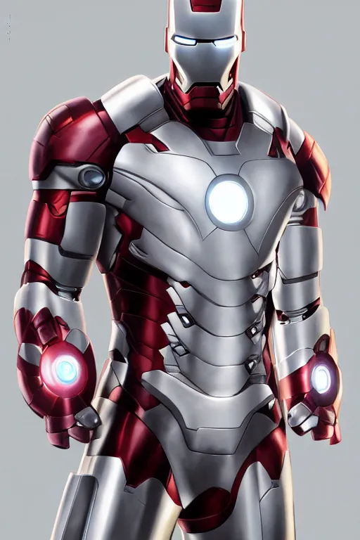 Prompt: Full body camera shot of marvel comics character, white superior iron man, full of details, digital illustration, concept art, smooth, by Ina Wong and wlop ，trending on cgsociety and artstation，8kHDR，light effect