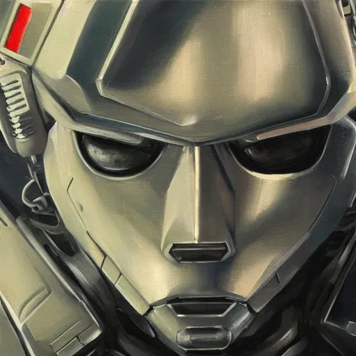 Image similar to ghost in the shell, robocop, impasto, oil painting, detail,