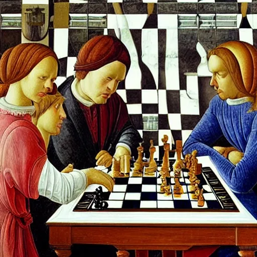 highly detailed painting of magnus carlsen playing