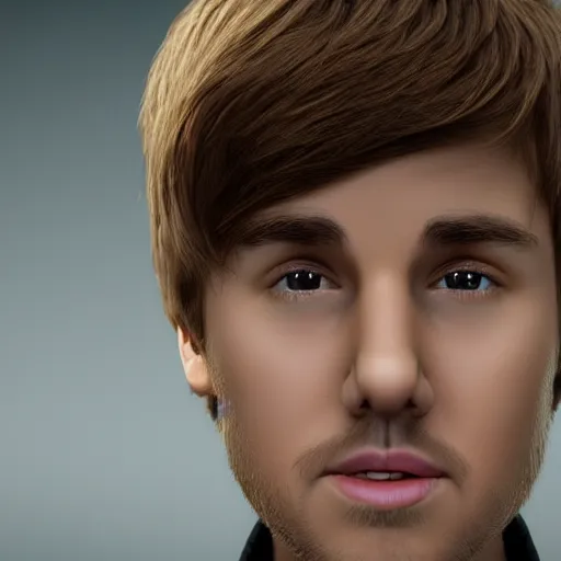 Image similar to hyperrealistic dslr film still of justin beiber with exaggerated overbite, buck - teeth, stunning 8 k octane comprehensive 3 d render, inspired by istvan sandorfi & greg rutkowski & unreal engine, perfect symmetry, dim volumetric cinematic lighting, extremely hyper - detailed, incredibly real lifelike attributes & flesh texture, intricate, masterpiece, artstation