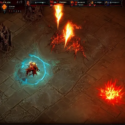 Image similar to diablo 3 by blizzard entertainment