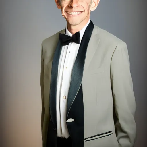 Prompt: prom photo of gollum, professional headshot, prom night, high resolution