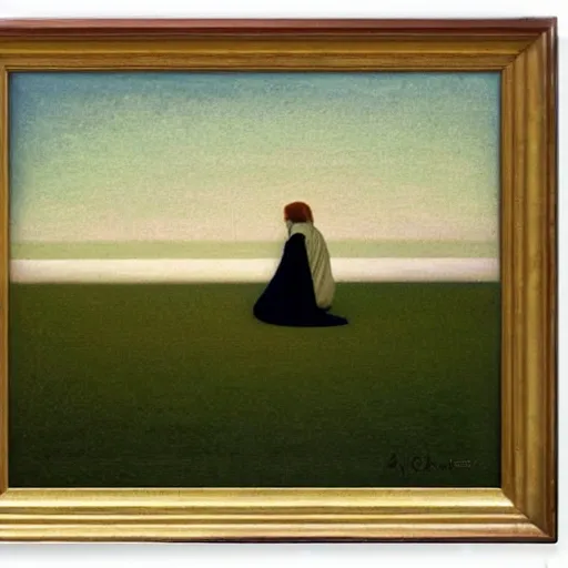 Image similar to a painting in the style of alphonse osbert