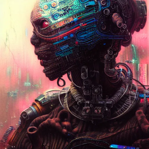Image similar to a highly detailed long shot photo of cyberpunk female character by ayami kojima, beksinski, giger, intricate, digital painting, artstation, concept art, smooth, sharp focus