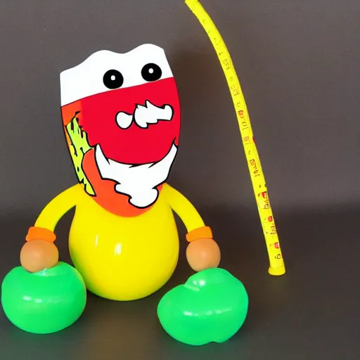 Prompt: Adult Swim Aqua Teen Hunger Force Fischer Price Learning Toy for Babies