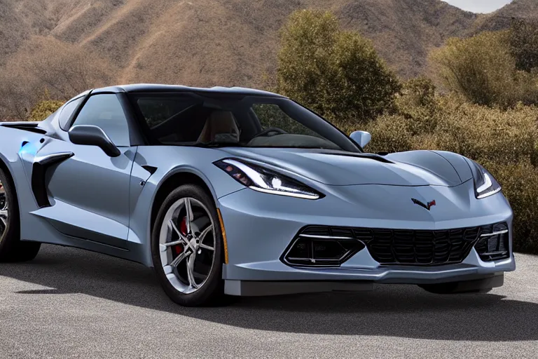 Image similar to photo of a 2 0 2 3 chevrolet corvette parked