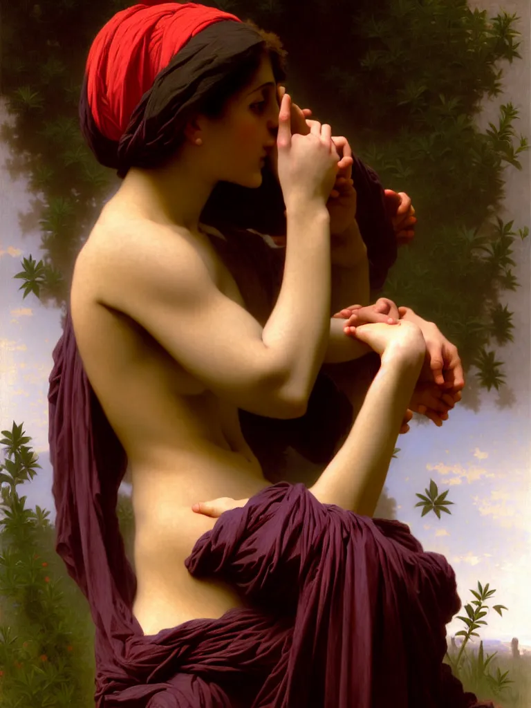 Image similar to rich deep colors, by william adolphe bouguereau. rendered in blender, ultra realistic, smooth shadows, ultra detail, high resolution, cinematic unreal 5, 8 k 3 d