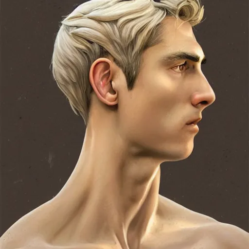 Prompt: Perfectly-centered portrait-photograph of a real life Greek god, lifelike, super highly detailed, professional digital painting, artstation, concept art, Unreal Engine 5, Photorealism, HD quality, 8k resolution, cinema 4d, 3D, beautiful, cinematic, art by artgerm and greg rutkowski and alphonse mucha and loish and WLOP