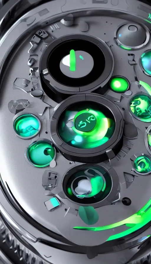 Prompt: :a portrait of OMNITRIX watch+product photography+UNREAL ENGINE 5+4K UHD IMAGE+Stunning LIGHTING+Stunning SHADERS+SUBSTANCE PAINTER