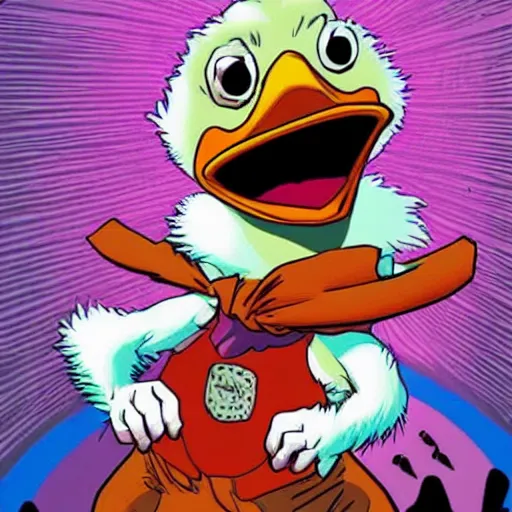 Image similar to howard the duck