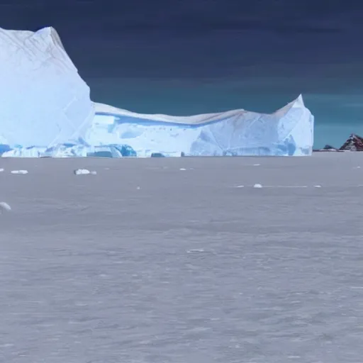 Prompt: angry Kratos in Antarctica