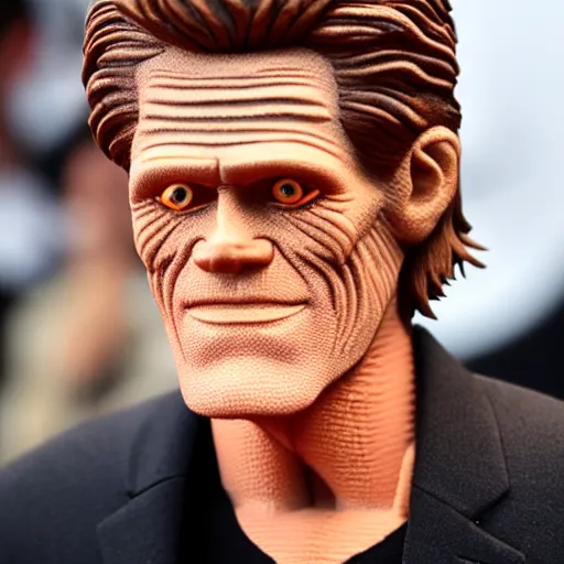 Image similar to foam made of willem dafoe : intricate, elegant, highly detailed, centered, smooth, sharp focus,