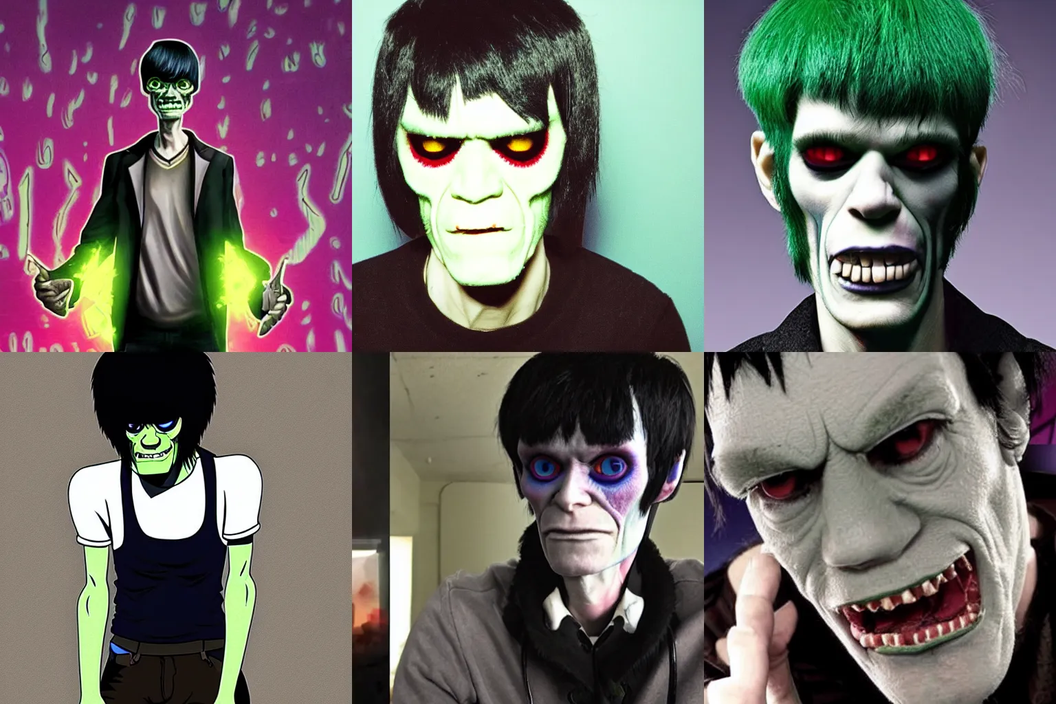 Prompt: Murdoc Niccals in real life