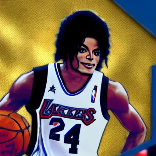 Image similar to michael jackson in nba 2 k 2 2