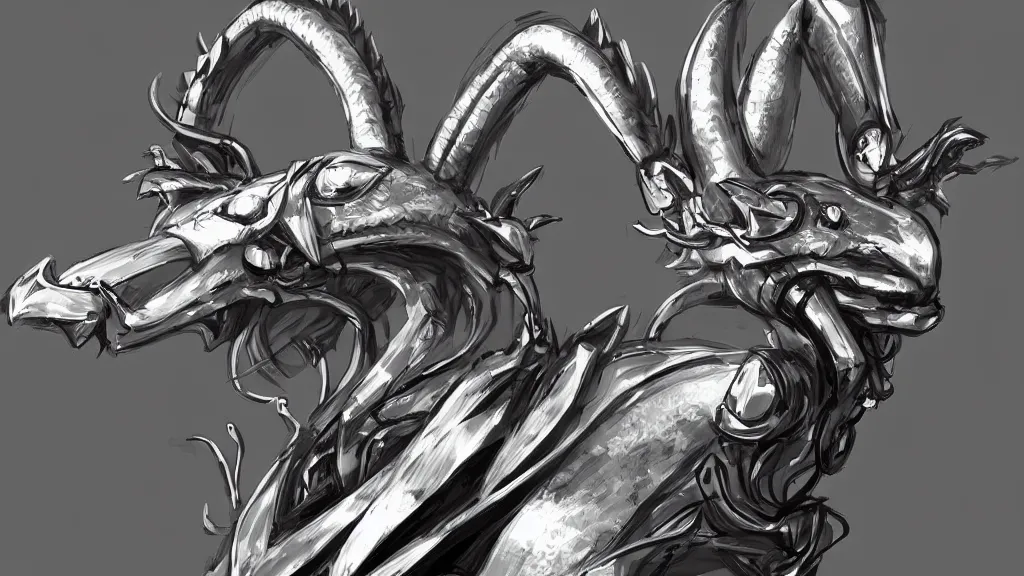 Image similar to close-up bust shot of a cute beautiful anthropomorphic robot female dragon doing an elegant pose, has a head with two eyes, a sleek yet elegant design of metal plating, with two big epic wings behind her, two arms with one hand on her hip, the background is of the beach at night; HD digital art, artstation, deviantart, furaffinity, high quality detail