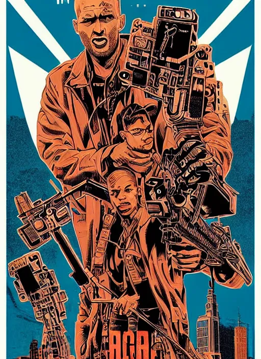 Prompt: alternative movie poster for i am legend by laurie greasley and tristan eaton