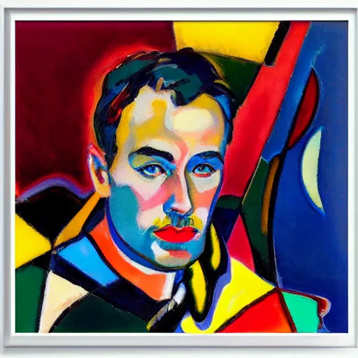 Image similar to christian - horner portrait, style by kandinsky, art deco, portrait, 5 0 mm