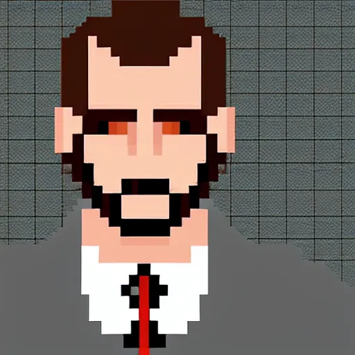 Giga chad pixel art